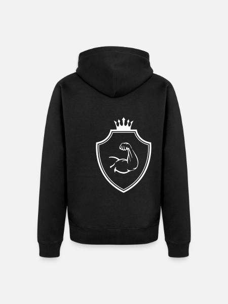 Armmuskler Crest Biceps - Ekologisk premiumluvjack unisex - svart