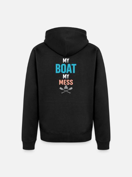 Sea hairs don't care about - Unisex Premium Organic Zip Hoodie - black