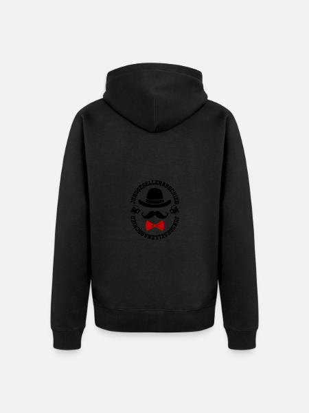Junggesellenabschied Polterabend - Unisex Premium Bio Zip Hoodie - Schwarz