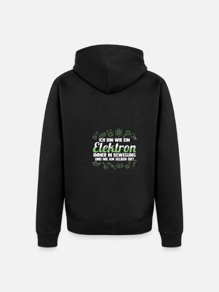 Chemist Science Physics Chemistry - Unisex Premium Organic Zip Hoodie - black