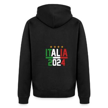 2024 Italia Italien Italien Italie - Veste à capuche bio Premium Unisexe - noir - Dos - Nico (187cm)