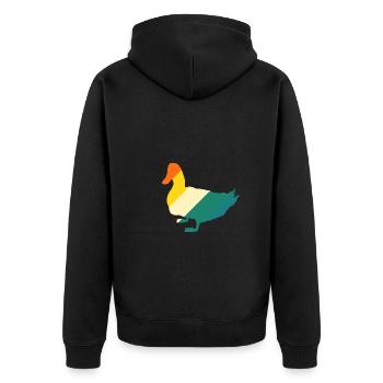 Canards - Veste à capuche bio Premium Unisexe - noir - Dos - Nico (187cm)