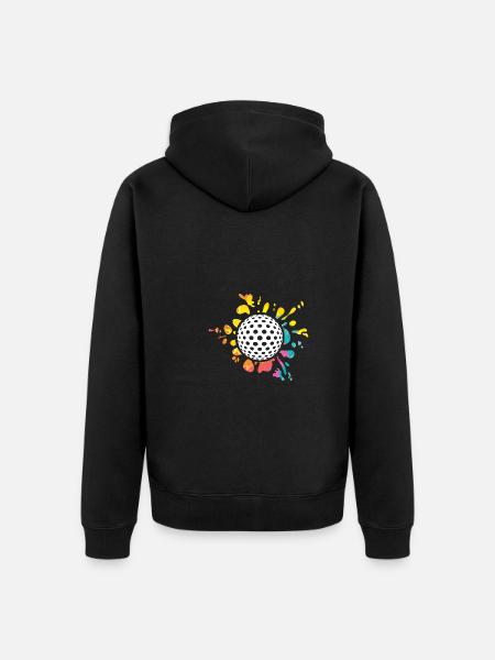 Golfers Golf - Unisex Premium Organic Zip Hoodie - black