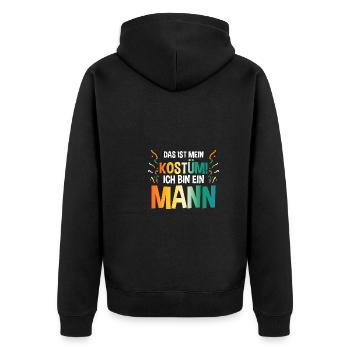 Carnaval de Jecken Carnaval - Veste à capuche bio Premium Unisexe - noir - Dos - Nico (187cm)