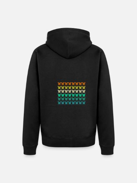Darts player Darts - Unisex Premium Organic Zip Hoodie - black