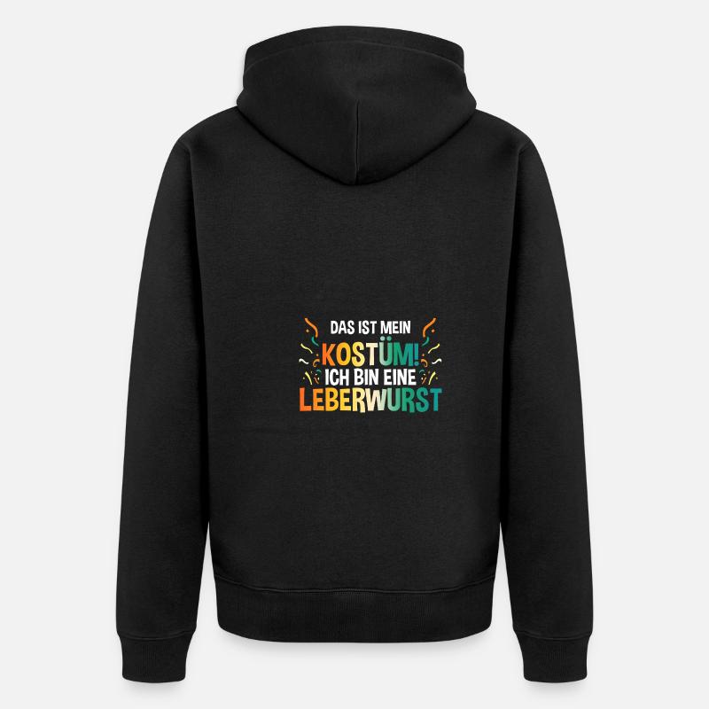 Carnaval de Jecken Carnaval - Veste à capuche bio Premium Unisexe - noir
