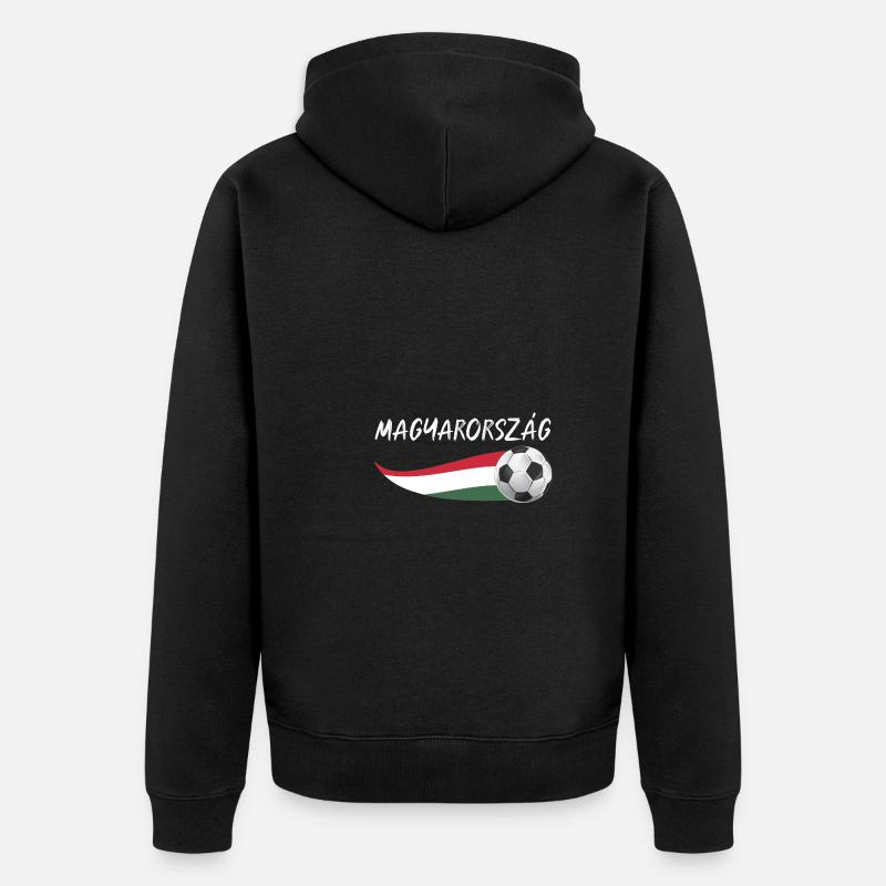 Magyars Hongrie - Veste à capuche bio Premium Unisexe - noir