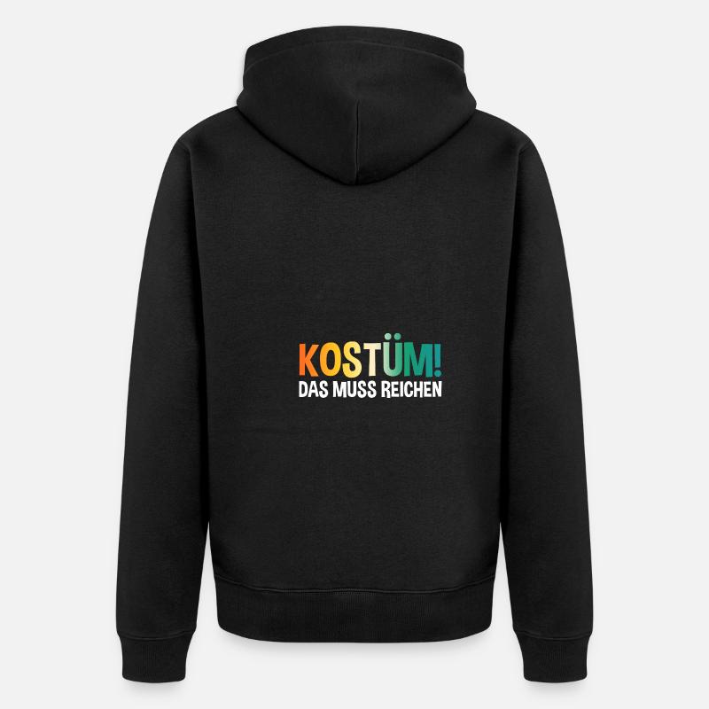 Carnaval de Jecken Carnaval - Veste à capuche bio Premium Unisexe - noir