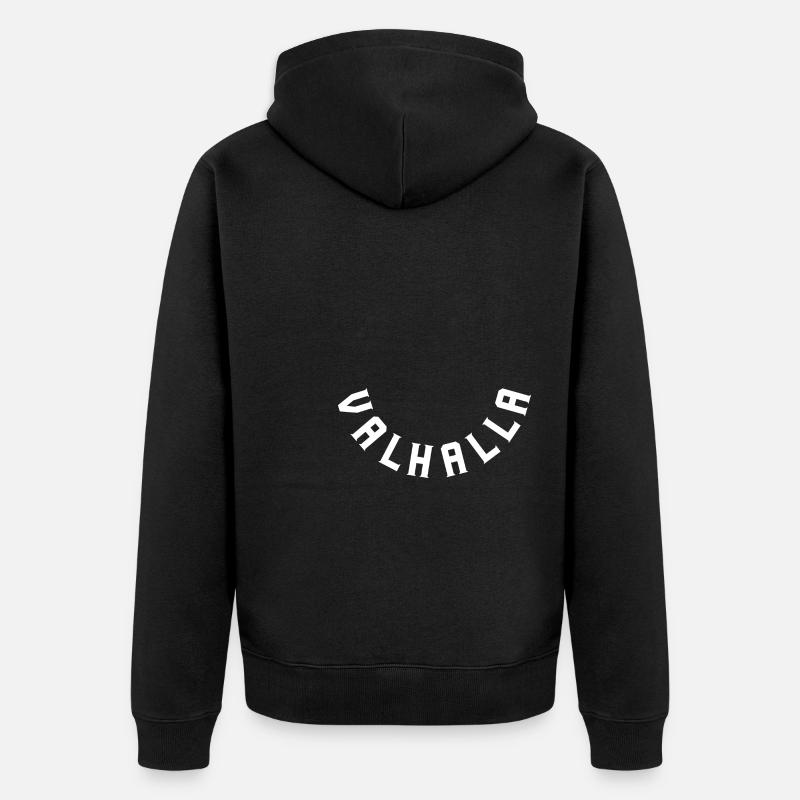 Valhalla - Veste à capuche bio Premium Unisexe - noir