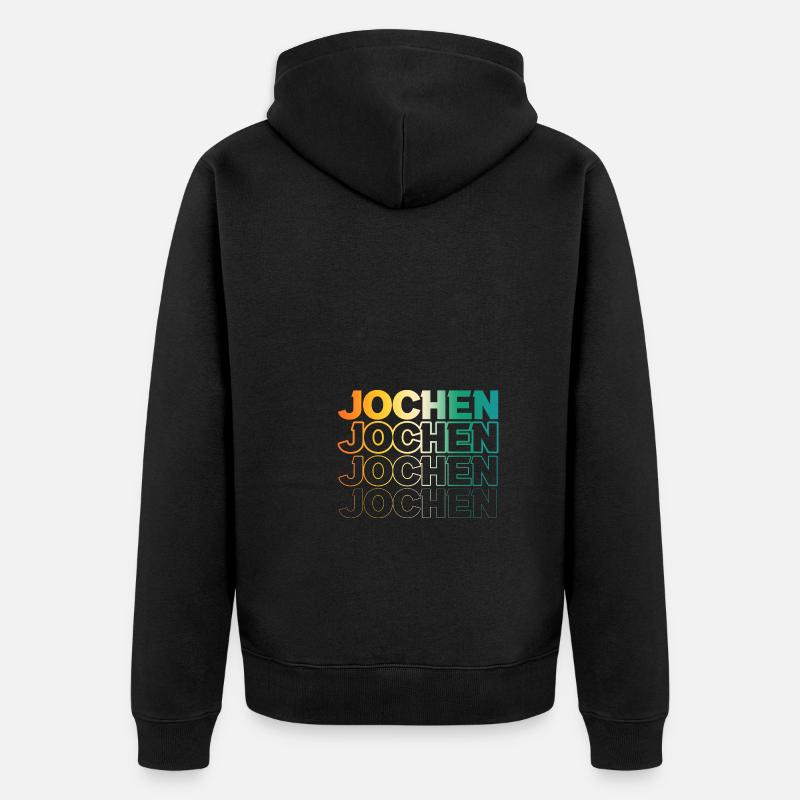 Jochen - Veste à capuche bio Premium Unisexe - noir