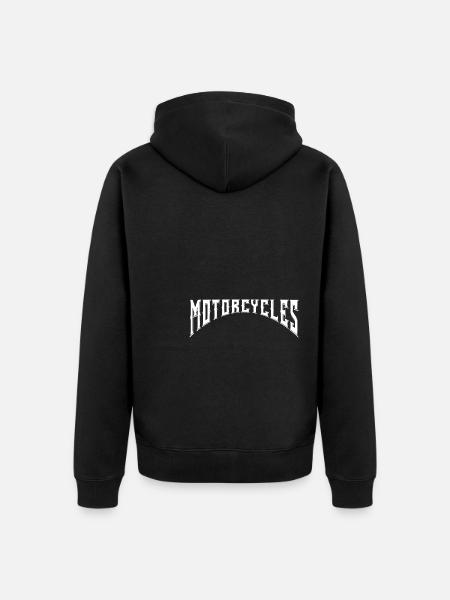 Motorcycles - Unisex Premium Bio Zip Hoodie - Schwarz