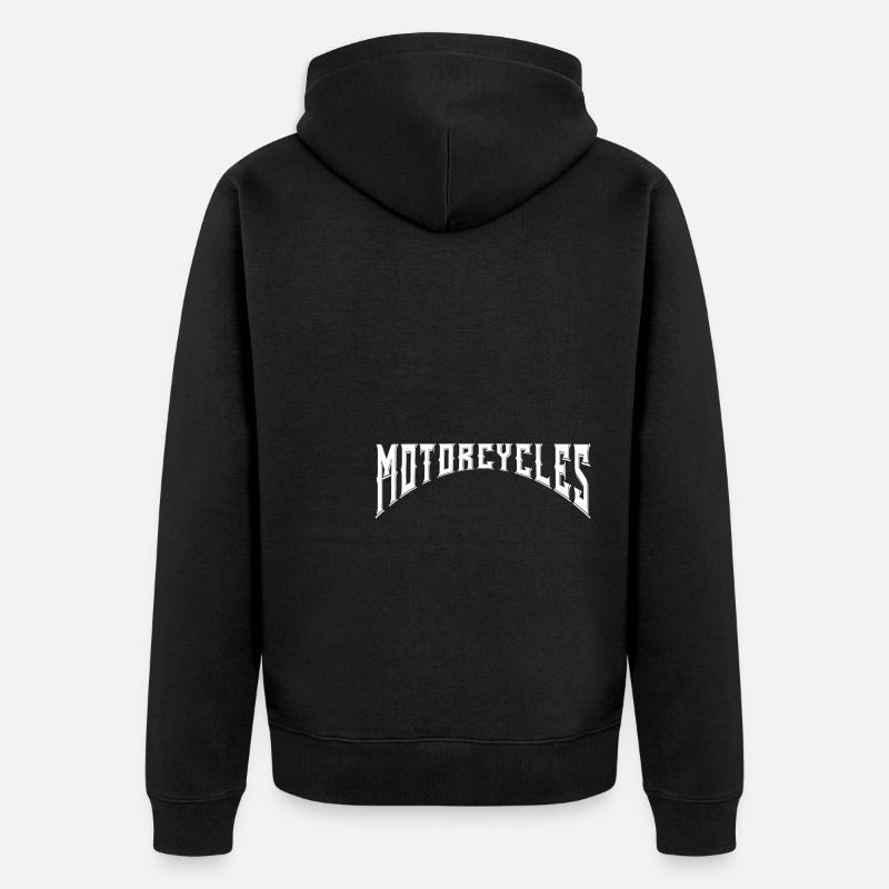 Motos - Veste à capuche bio Premium Unisexe - noir