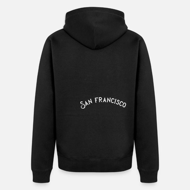 San Francisco - Veste à capuche bio Premium Unisexe - noir