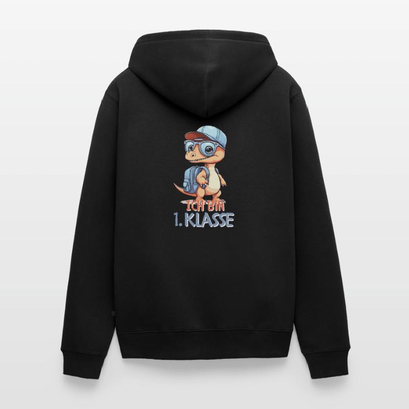 I'm 1st class. First-class elementary school student Unisex Premium Organic Zip Hoodie