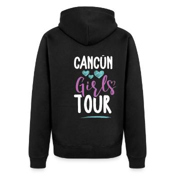 Cancun Girls Tour - Veste à capuche bio Premium Unisexe - noir - Dos - Nico (187cm)