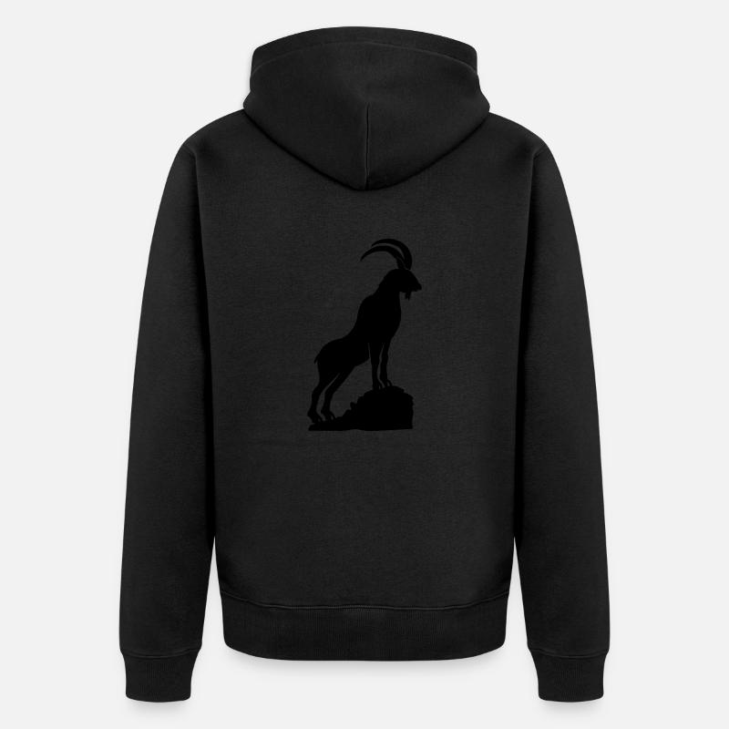 Capricorne 2 - Veste à capuche bio Premium Unisexe - noir