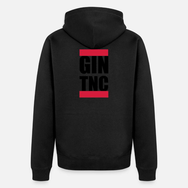 GIN - Veste à capuche bio Premium Unisexe - noir