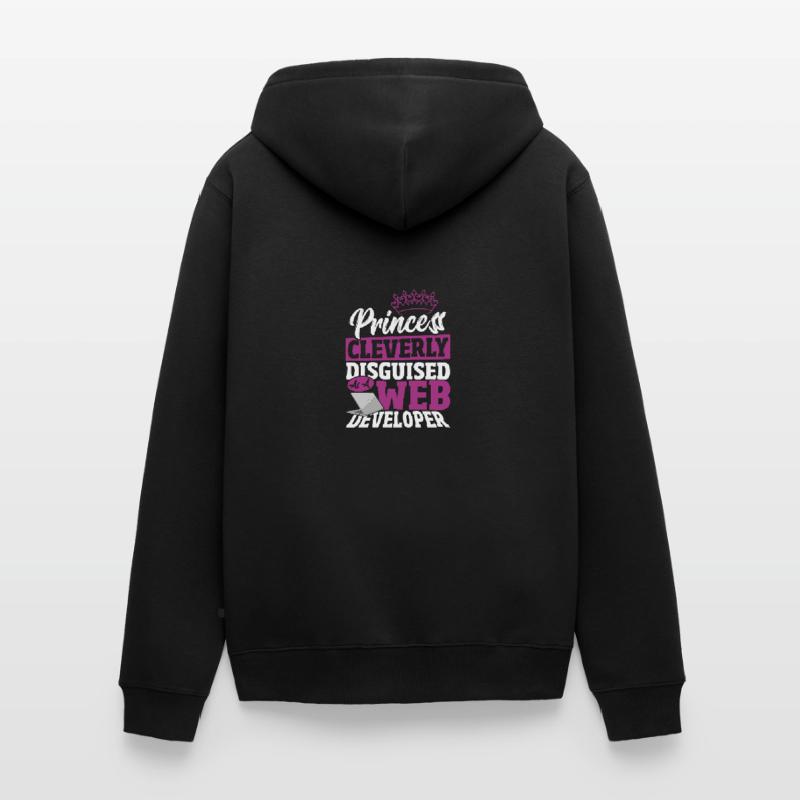 Developer Computer Geek HTML Programmer Daughter Unisex Premium Bio Zip Hoodie