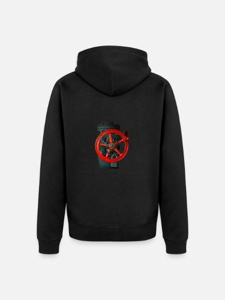 Hydrant - Unisex Premium Bio Zip Hoodie - Schwarz