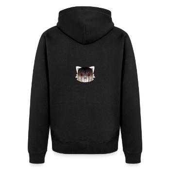 Panda roux déguisé en fille démon pour Halloween - Veste à capuche bio Premium Unisexe - noir - Dos - Nico (187cm)