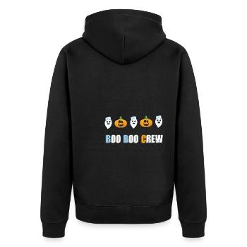Boo Boo Crew Nurse Shirts Halloween Nurse Shirts - Veste à capuche bio Premium Unisexe - noir - Dos - Nico (187cm)