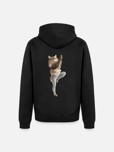 Persisch - Unisex Premium Bio Zip Hoodie - Schwarz