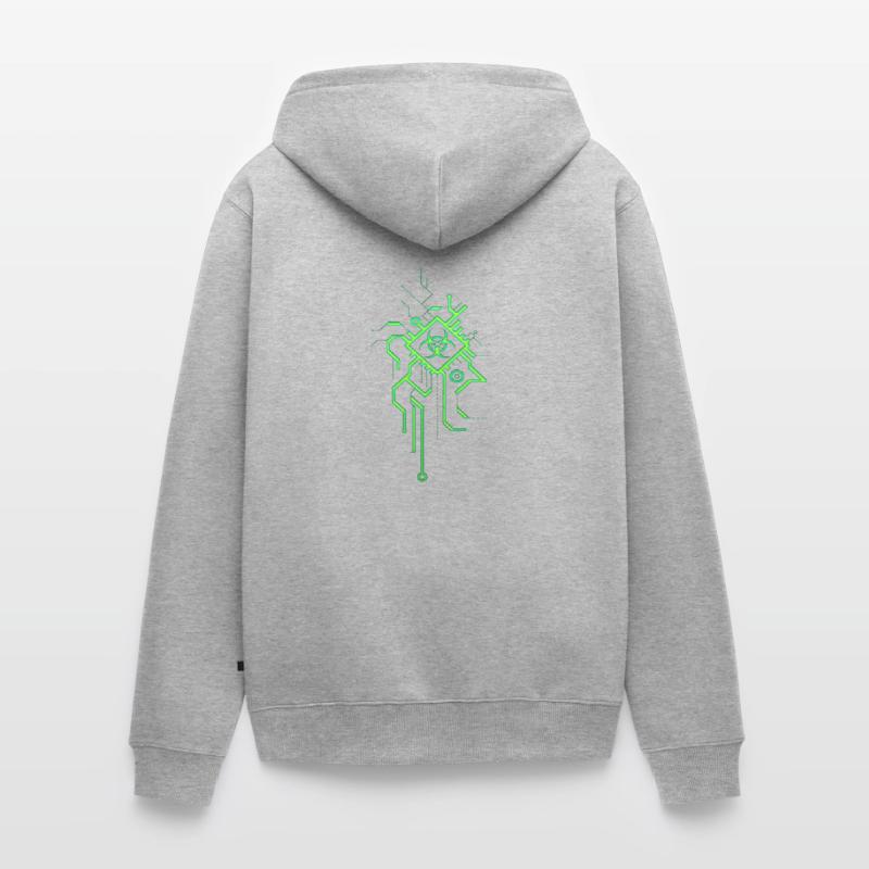 Hacking hackers hacker computer malware esport trojan Unisex Premium Organic Zip Hoodie
