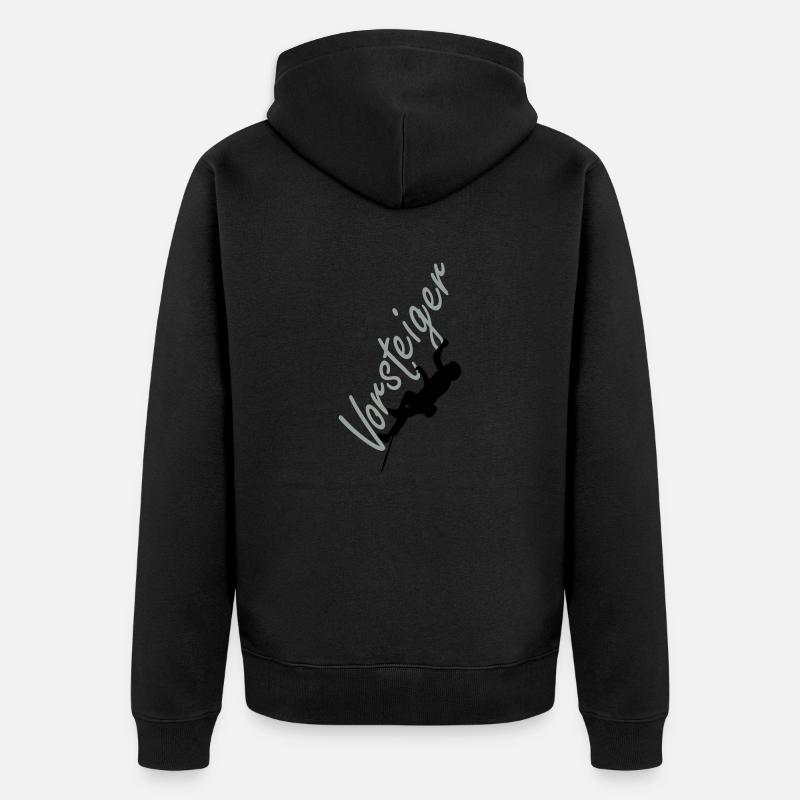 Lead grimpeur - Veste à capuche bio Premium Unisexe - noir