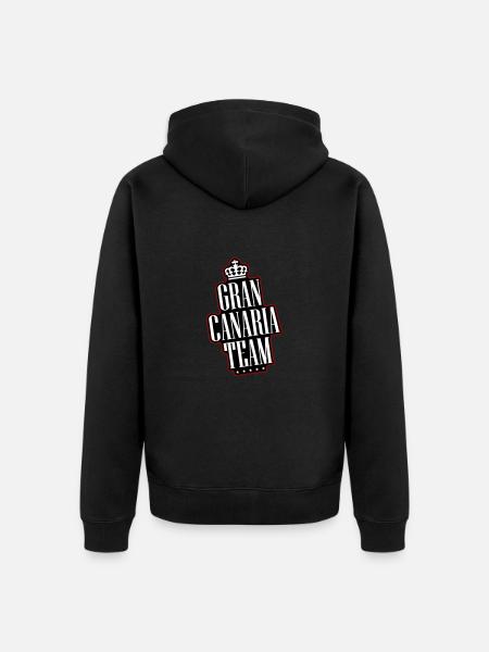 Gran Canaria Team - Unisex Premium Organic Zip Hoodie - black
