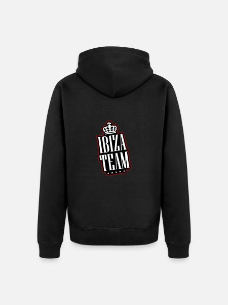 Ibiza Team - Unisex Premium Organic Zip Hoodie - black