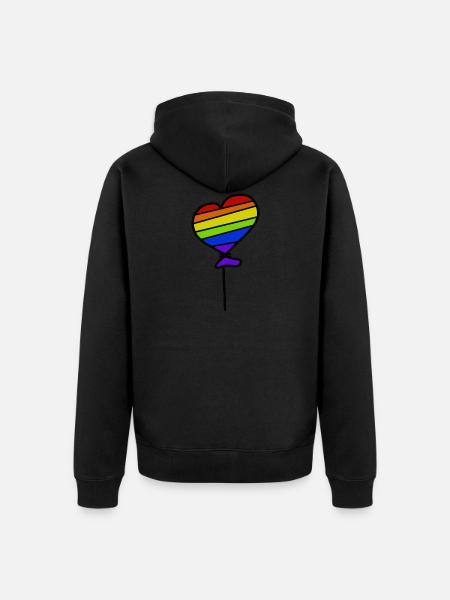 Pride Month - Unisex Premium Bio Zip Hoodie - Schwarz