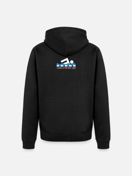 natation - Veste à capuche bio Premium Unisexe - noir