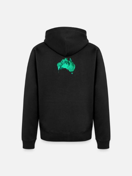 Australie - Veste à capuche bio Premium Unisexe - noir