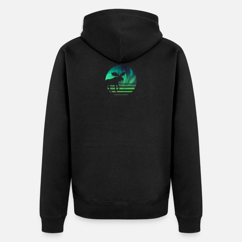élan - Veste à capuche bio Premium Unisexe - noir