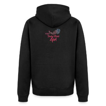 Plongée fille plongée fille apnée apnée mer - Veste à capuche bio Premium Unisexe - noir - Dos - Nico (187cm)