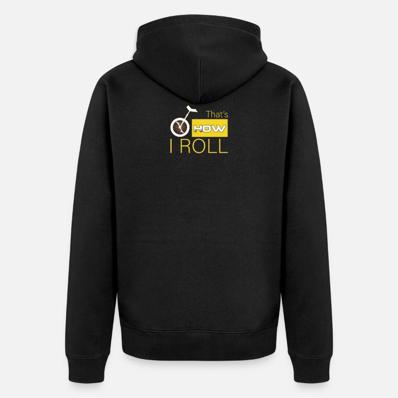 Monocyle Indépendance - Veste à capuche bio Premium Unisexe - noir