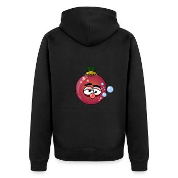 Ornement de Noël ivre - Veste à capuche bio Premium Unisexe - noir - Dos - Nico (187cm)