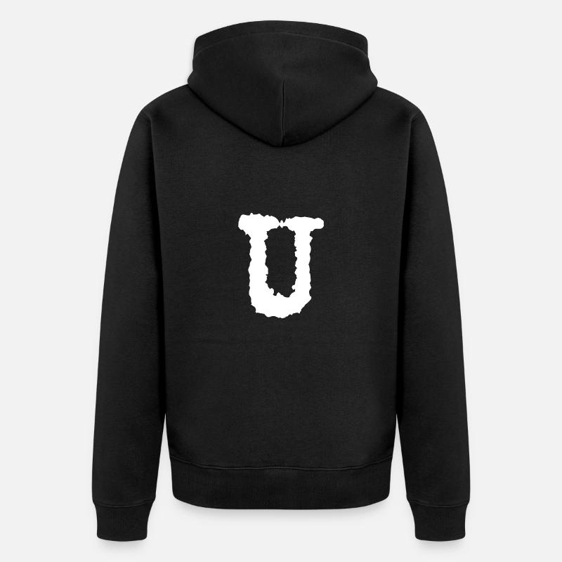 U - Veste à capuche bio Premium Unisexe - noir