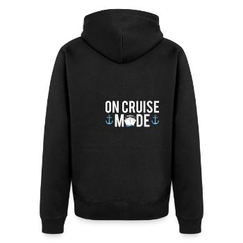 Sur Cruise Mode Chemise Cadeau Croisière - Veste à capuche bio Premium Unisexe - noir - Dos - Nico (187cm)