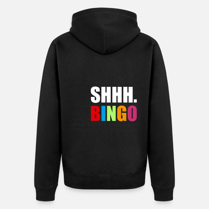 CHUT. Bingo Shirt Cadeau - Veste à capuche bio Premium Unisexe - noir