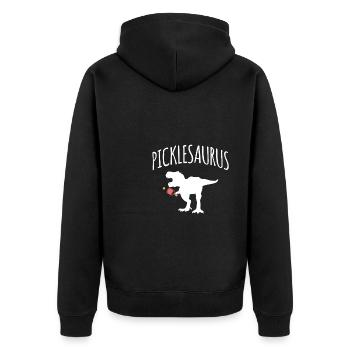 Pickleaurus Chemise Pickleball Cadeau - Veste à capuche bio Premium Unisexe - noir - Dos - Nico (187cm)