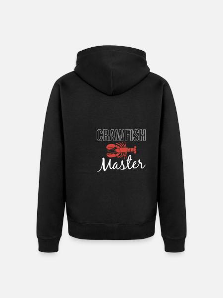 Crawfish Master Shirt Gift - Unisex Premium Organic Zip Hoodie - black