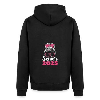 Classe de 2025 - Veste à capuche bio Premium Unisexe - noir - Dos - Nico (187cm)