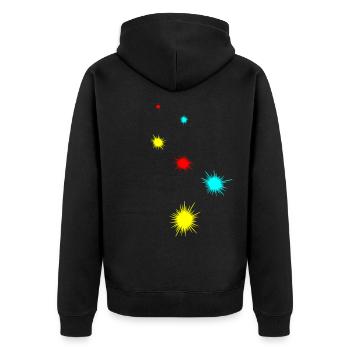 Symbole Seeigelicon - Veste à capuche bio Premium Unisexe - noir - Dos - Nico (187cm)