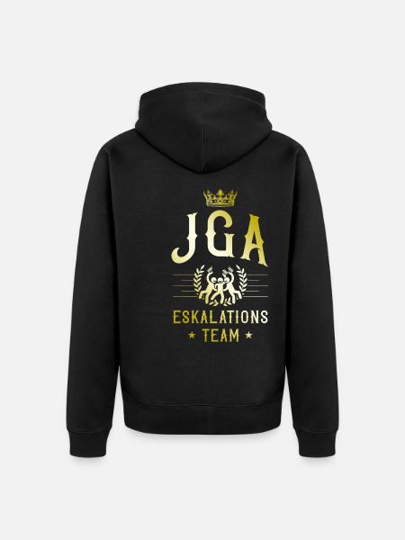 Jga Eskalation - Unisex Premium Bio Zip Hoodie - Schwarz