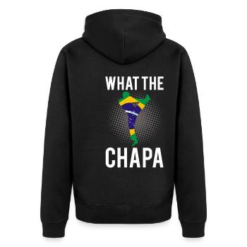 Ginga Capoeira pour les arts martiaux brésiliens - Veste à capuche bio Premium Unisexe - noir - Dos - Nico (187cm)