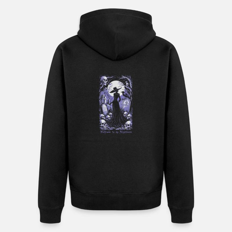 Bienvenue dans My Nightmare 03 - Veste à capuche bio Premium Unisexe - noir