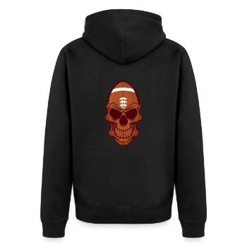 Sportif - Veste à capuche bio Premium Unisexe - noir - Dos - Nico (187cm)