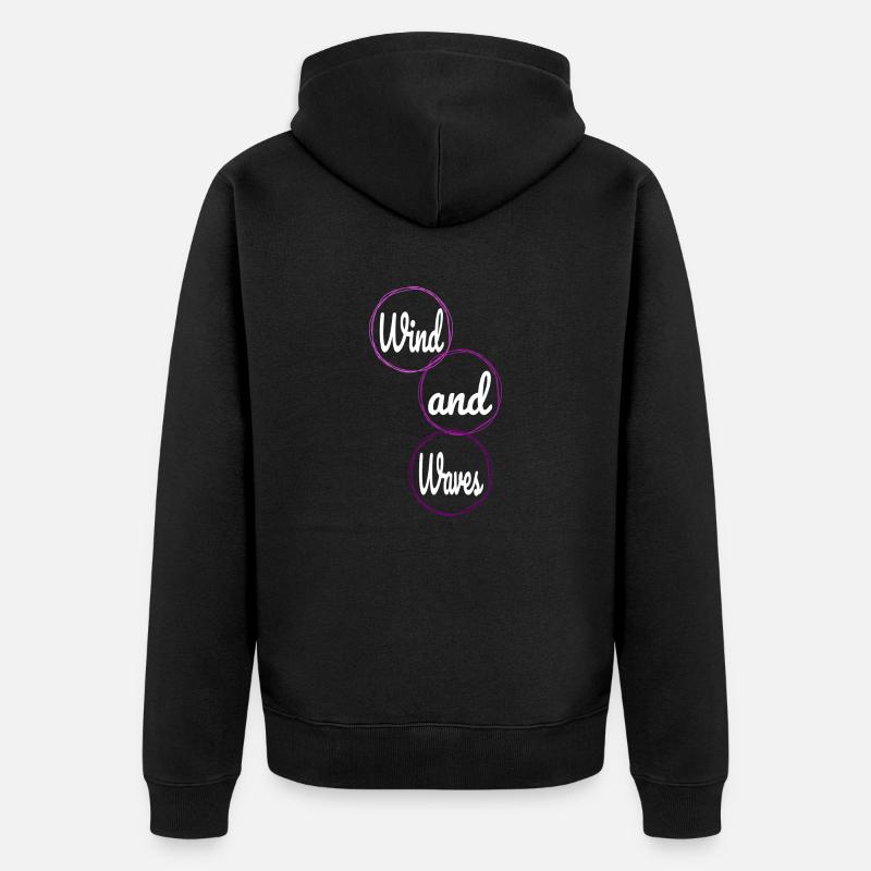 liberty birthday present idea - Unisex Premium Bio Zip Hoodie - Schwarz