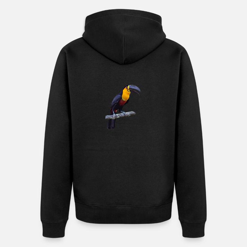 tucan - Veste à capuche bio Premium Unisexe - noir